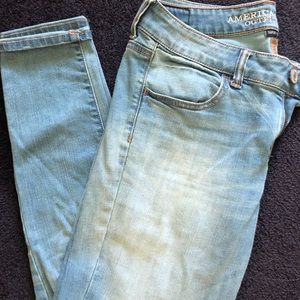 Light wash jeans from American Eagle